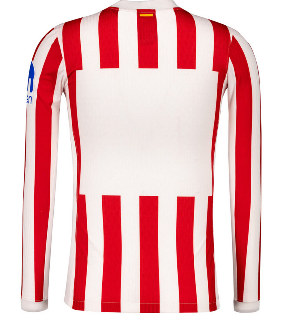 Atletico Madrid 2025/26 (Home) - Long Sleeve Jersey