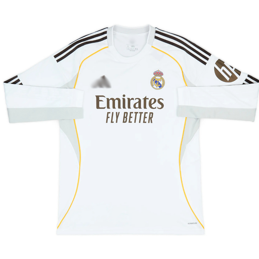 Real Madrid 2025/26 (Home) - Long Sleeve Jersey