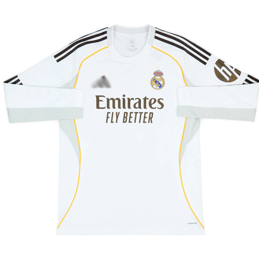 Real Madrid 2025/26 (Home) - Long Sleeve Jersey