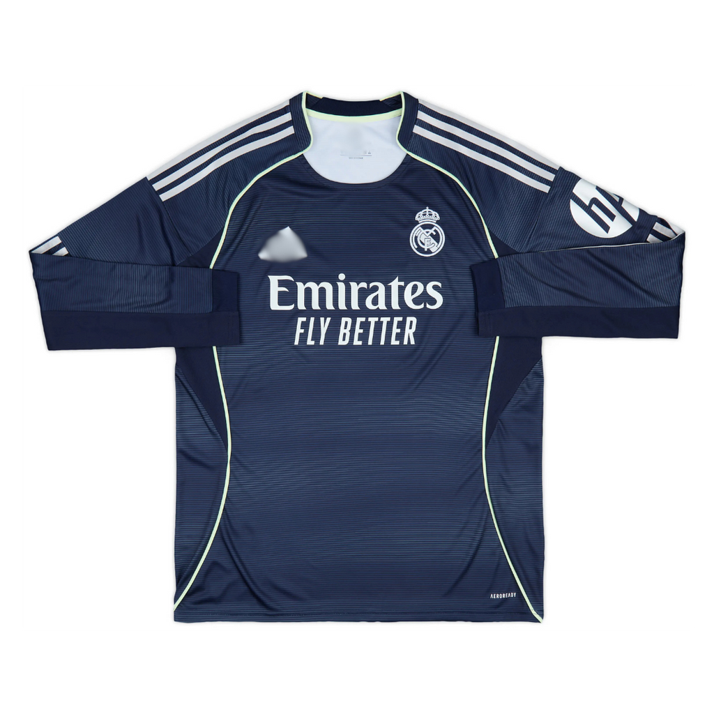 Real Madrid 2025/26 (Away) - Long Sleeve Jersey