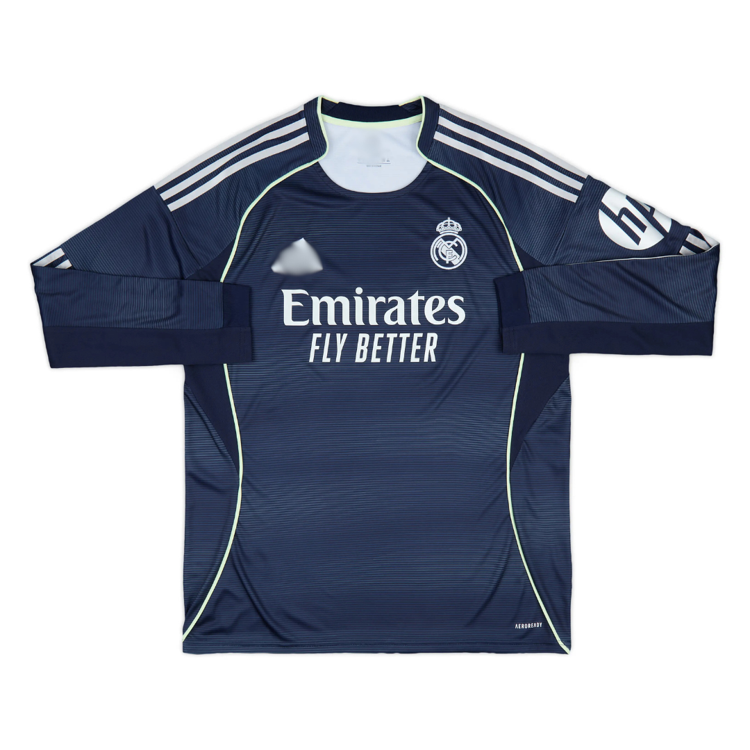 Real Madrid 2025/26 (Away) - Long Sleeve Jersey