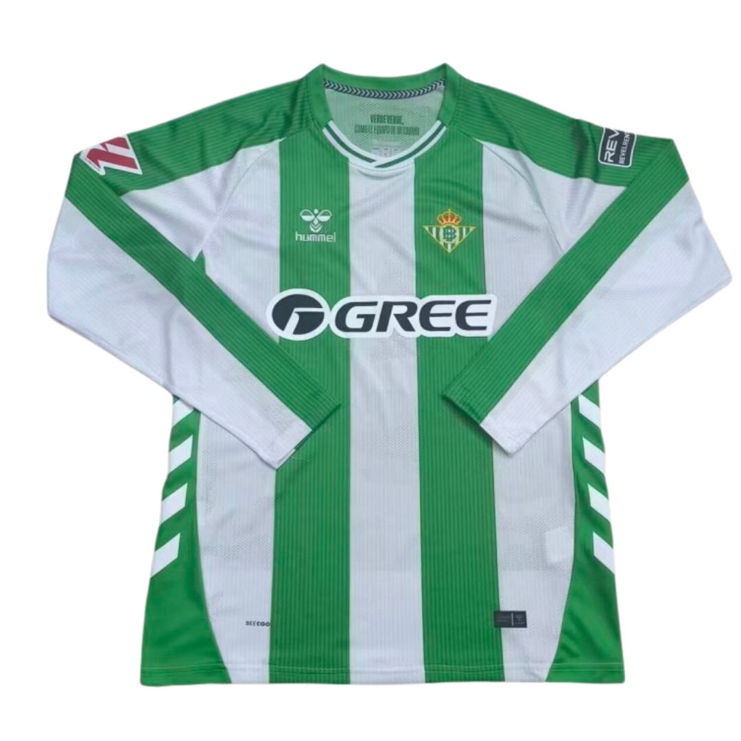 Real B¨¦tis 2025/26 (Home) - Long Sleeve